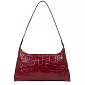 Sac baguette Exotic Lézard & Croco Fr de Lancaster