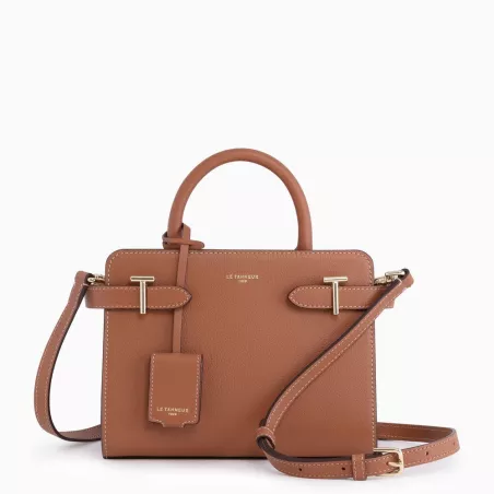 Le Tanneur - petit sac à main emilie en cuir grainé