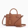 Le Tanneur - petit sac à main emilie en cuir grainé