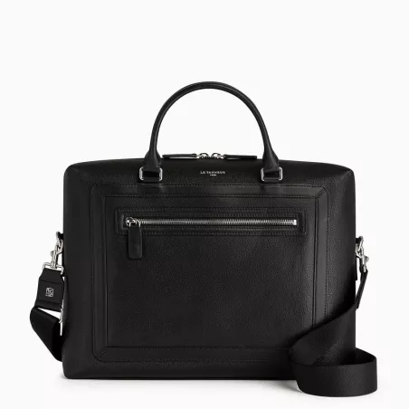 le tanneur - porte documents 14"" max en cuir grainé