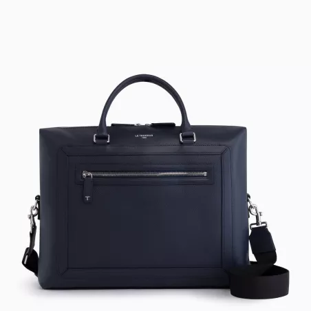 le tanneur - porte documents 14"" max en cuir grainé