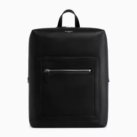 le tanneur - sac à dos zippé max en cuir grainé