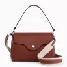 sac à main sans couture en cuir grainé