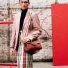 sac à main sans couture en cuir grainé