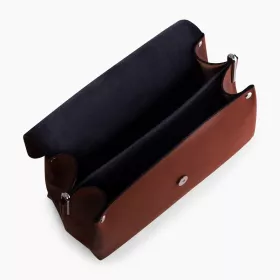 sac à main sans couture en cuir grainé