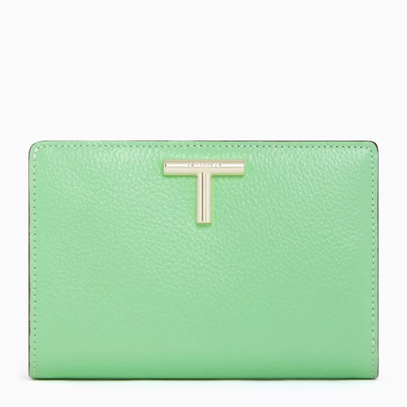 Le Tanneur - portefeuille moyen modèle gisèle en cuir grainé Le Tanneur - portefeuille moyen modèle gisèle en cuir grainé