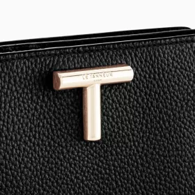 Le Tanneur - portefeuille moyen modèle gisèle en cuir grainé