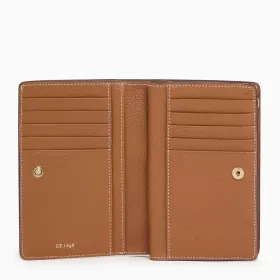 Le Tanneur - portefeuille moyen modèle gisèle en cuir grainé