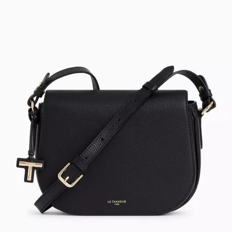 Sac Bandoulière Moyen Modèle Gisèle En Cuir Grainé De Le Tanneur