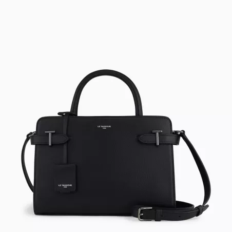 Le Tanneur - sac à main moyen modèle emilie en cuir grainé