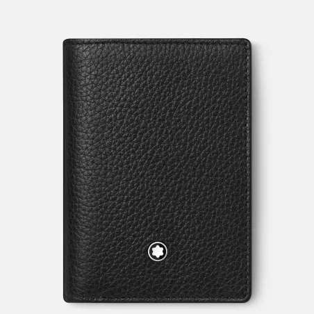 montblanc - portefeuille compact 3cc meisterstück soft grain