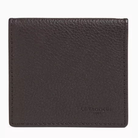 Porte Monnaie Boîte Charles En Cuir Grainé De Le Tanneur