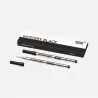 montblanc - 2 recharges pour rollerball medium mystery black
