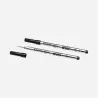 montblanc - 2 recharges pour rollerball medium mystery black