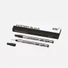 montblanc - 2 recharges pour rollerball legrand medium mystery black