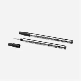 montblanc - 2 recharges pour rollerball legrand medium mystery black