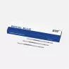 montblanc - 3 recharges pour rollerball petit modèle, royal blue