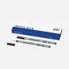 montblanc - 2 recharges pour rollerball (m), royal blue