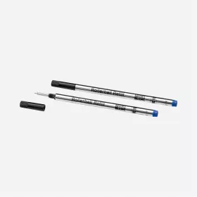montblanc - 2 recharges pour rollerball (m), royal blue