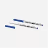 montblanc - 2 recharges pour stylo bille medium, royal blue