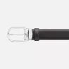montblanc - ceinture réversible à boucle fer à cheval de 30 mm en cuir noir/marron