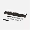 montblanc - 2 recharges pour stylo bille (l) mystery black