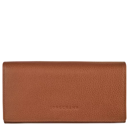 longchamp - portefeuille long à rabat le foulonné