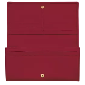 longchamp - portefeuille long à rabat le foulonné