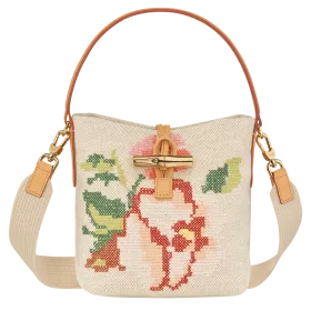 longchamp - sac seau s  roseau essential fleurs