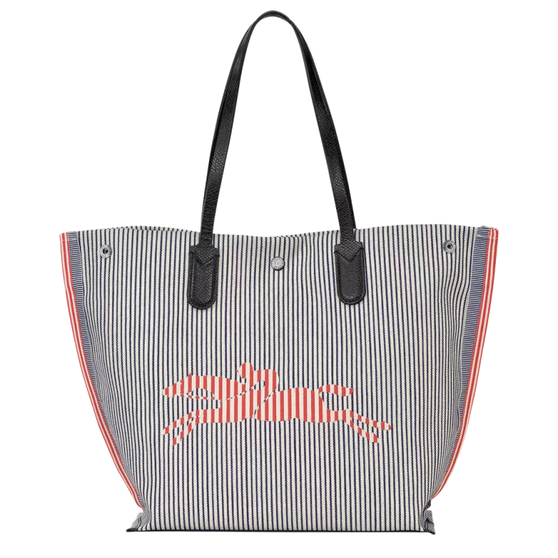 longchamp - sac shopping l roseau essential rayé longchamp - sac shopping l roseau essential rayé