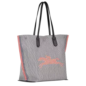 longchamp - sac shopping l  roseau essential rayé