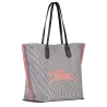 longchamp - sac shopping l  roseau essential rayé