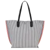 longchamp - sac shopping l  roseau essential rayé