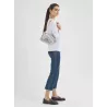 longchamp - sac porté travers s  brioche métal