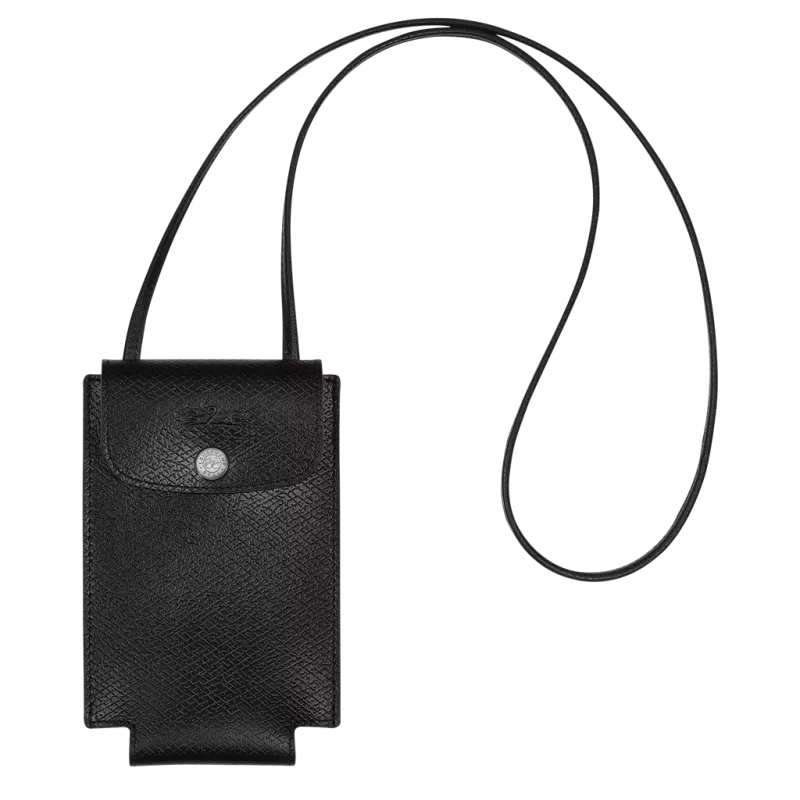 longchamp - étui téléphone avec cordon le pliage green longchamp - étui téléphone avec cordon le pliage green