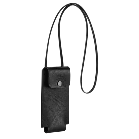 longchamp - étui téléphone avec cordon  le pliage green