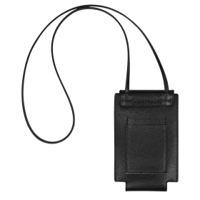 longchamp - étui téléphone avec cordon  le pliage green