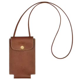 longchamp - étui téléphone avec cordon  le pliage