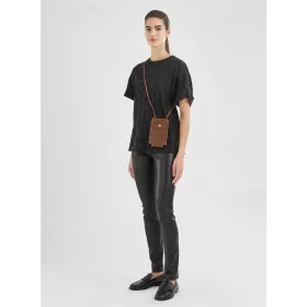 longchamp - étui téléphone avec cordon  le pliage