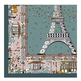 longchamp - carré de soie  collection printemps/été 2022
