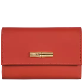 longchamp - portefeuille compact  roseau shadow