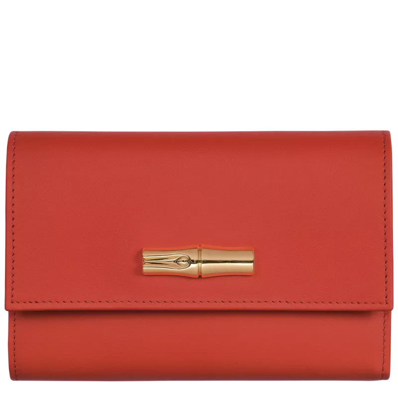 longchamp - portefeuille compact roseau shadow longchamp - portefeuille compact roseau shadow