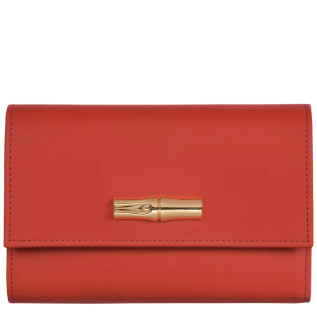 longchamp - portefeuille compact  roseau shadow