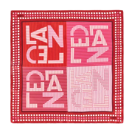 lancel - carré motif quadrilogo