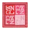 lancel - carré motif quadrilogo