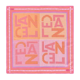 lancel - carré motif quadrilogo