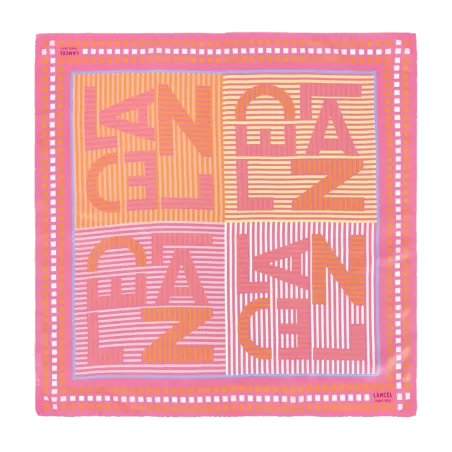 lancel - carré motif quadrilogo