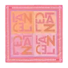 lancel - carré motif quadrilogo