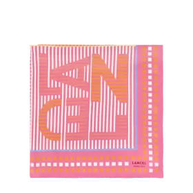 lancel - carré motif quadrilogo