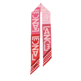 lancel - bandeau motif quadrilogo